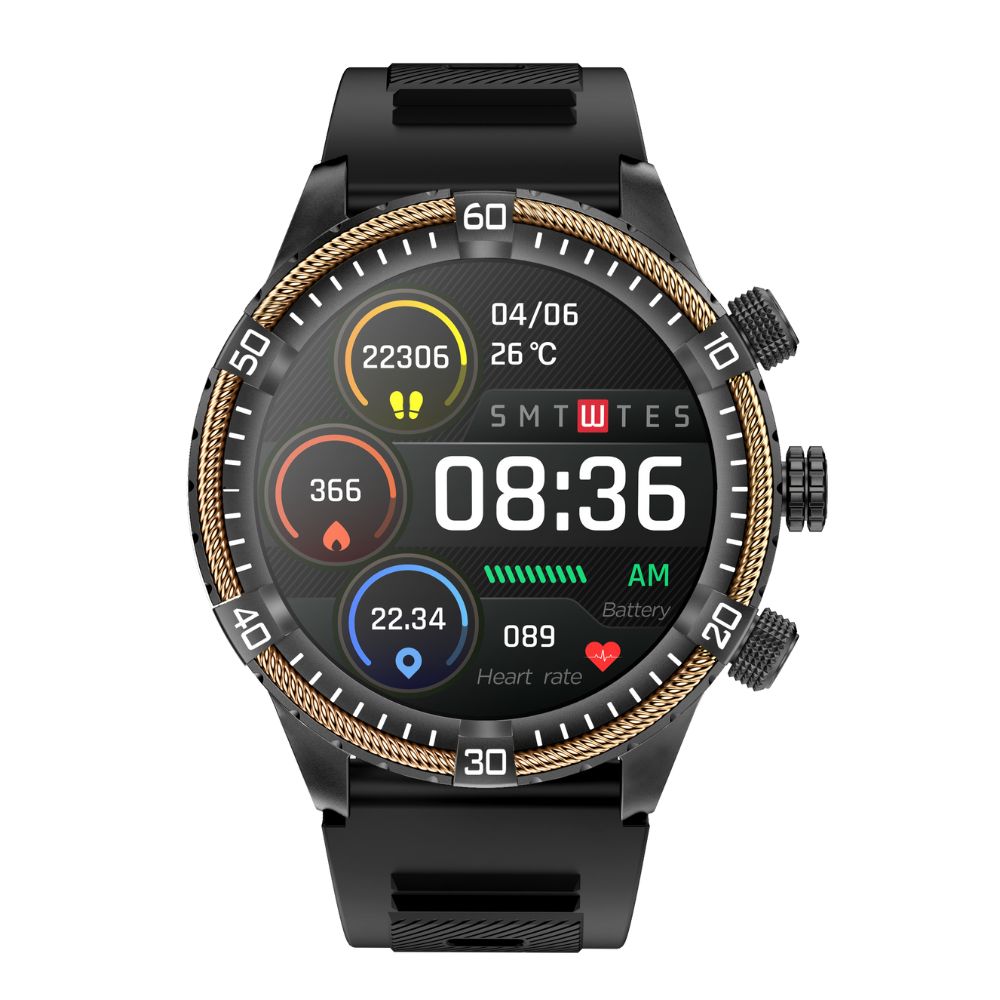 Waterproof Smartwatch with Blood Sugar, Blood Pressure, Blood Oxygen, and Sleep Monitoring Features