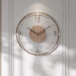 Modern Wooden Wall Clock – Minimalist and Elegant Design for the Living Room