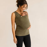 Innovative Babywearing Shirt for Hands-Free Parenting & Nursing