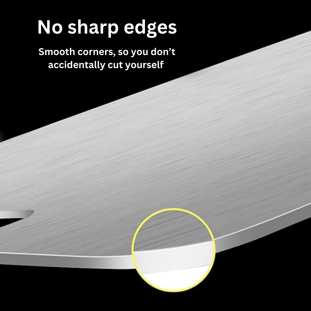 100% Medical Grade Titanium Cutting Board