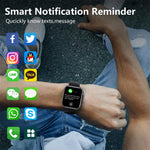 Waterproof Smartwatch with Blood Sugar, Blood Pressure, Blood Oxygen, and Sleep Monitoring Features
