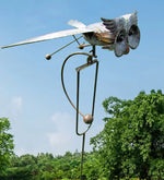 Decorative Metal Bird Wind Generator - Garden Ornament