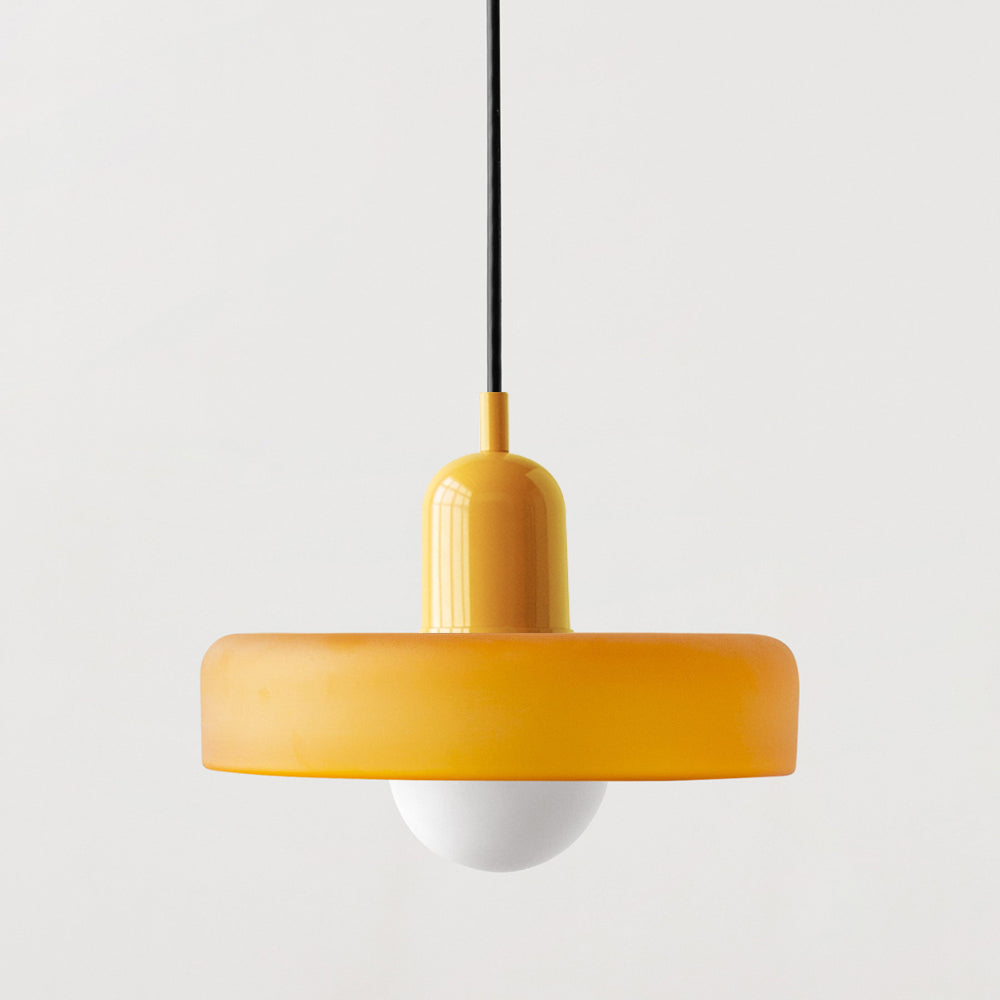 Artistic Bauhaus Pendant Light – Warm Light Hanging Lamp