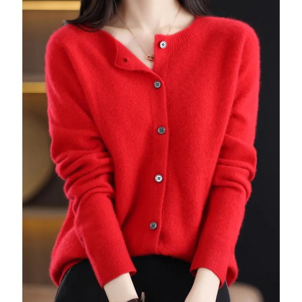 Women's O-Neck Cardigan