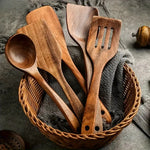 Natural Teak Wood Kitchen Set