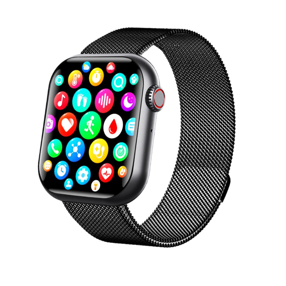 Waterproof Smartwatch with Blood Sugar, Blood Pressure, Blood Oxygen, and Sleep Monitoring Features