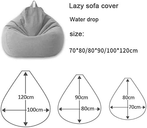 Ergonomic and Stylish Bean Bag Cover | Available in 80x90 cm and 100x120 cm