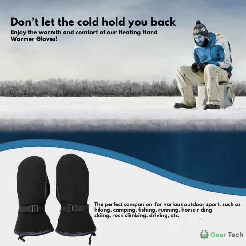 USB Electric Heated Gloves | Plug-and-Play, Double-Sided Heating, Waterproof Design, Ideal for Skiing, Hiking, and Everyday Winter Protection