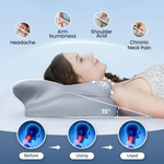 Anti-Snore Pillow | Ergonomic Neck and Head Support | White