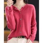 Women's O-Neck Cardigan