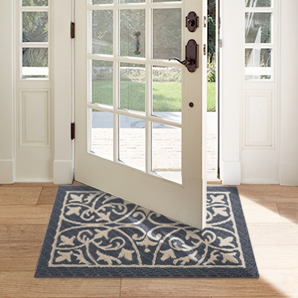 Low Profile Indoor Mat Entryway Rug Non-Slip - 1 Piece