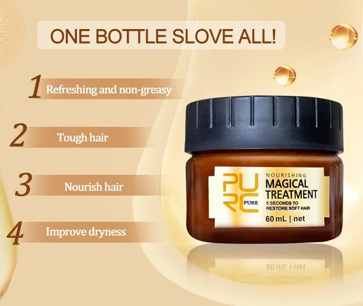 Instant Hair Repair & Shine Mask - 5 Seconds