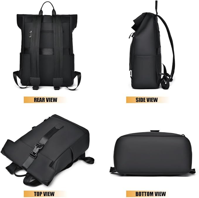 Waterproof Travel & Commuter Backpack – USB, Lightweight & Spacious