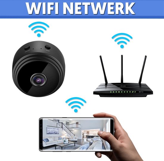 Compact Wireless HD Mini Security Camera - 1080P
