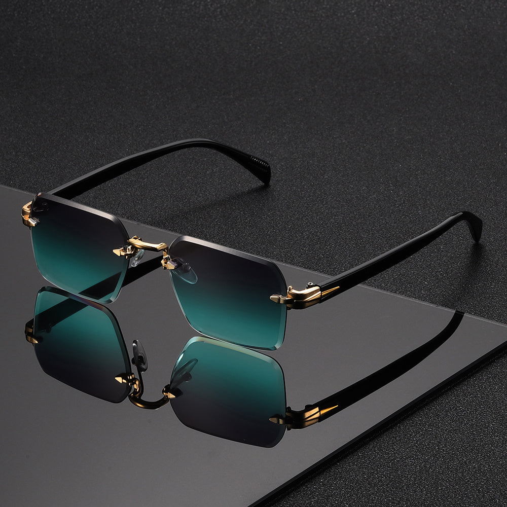 Stylish Rimless Square Glasses for Men – A Perfect Blend of Elegance and Comfort