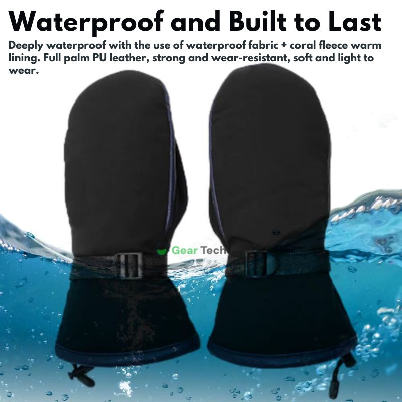 USB Electric Heated Gloves | Plug-and-Play, Double-Sided Heating, Waterproof Design, Ideal for Skiing, Hiking, and Everyday Winter Protection