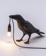 Unique Bird Design Table Lamp – Decorative Crow Light