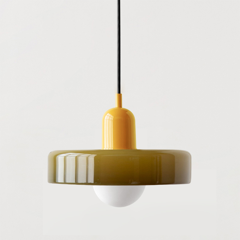 Artistic Bauhaus Pendant Light – Warm Light Hanging Lamp