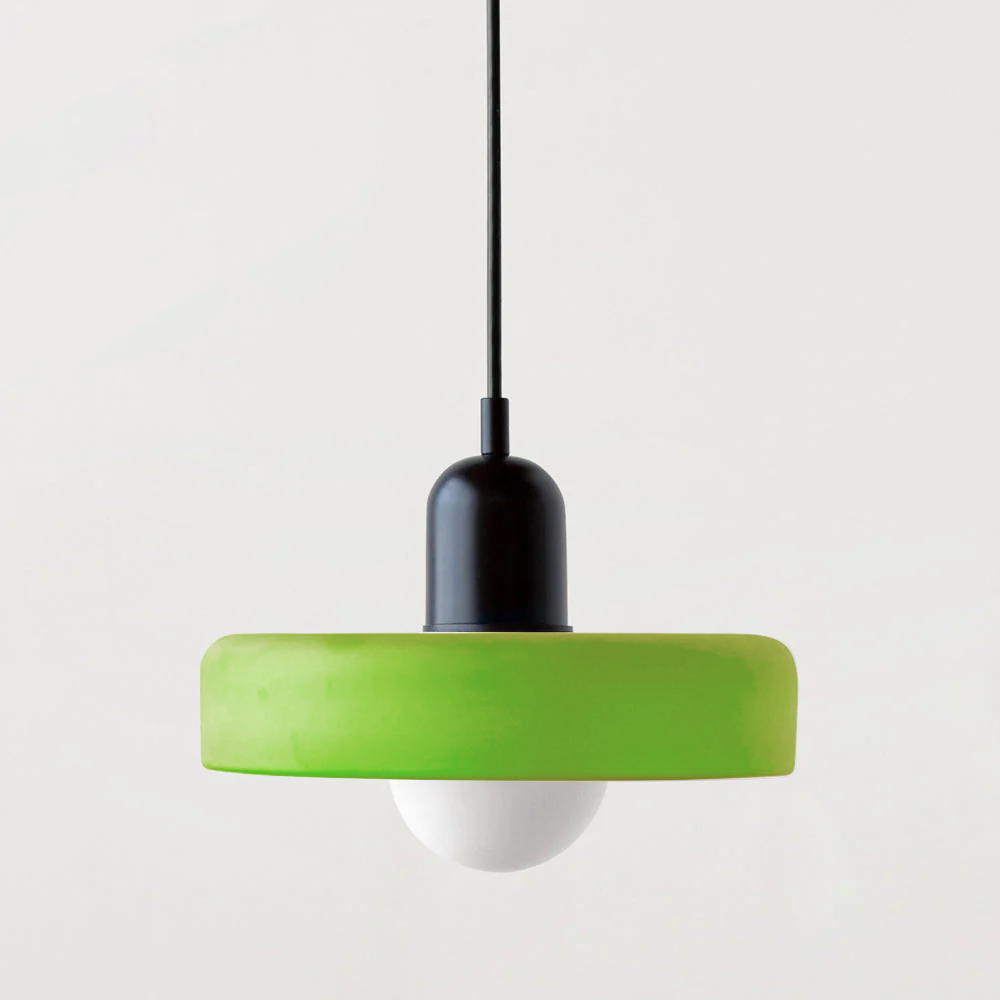 Artistic Bauhaus Pendant Light – Warm Light Hanging Lamp