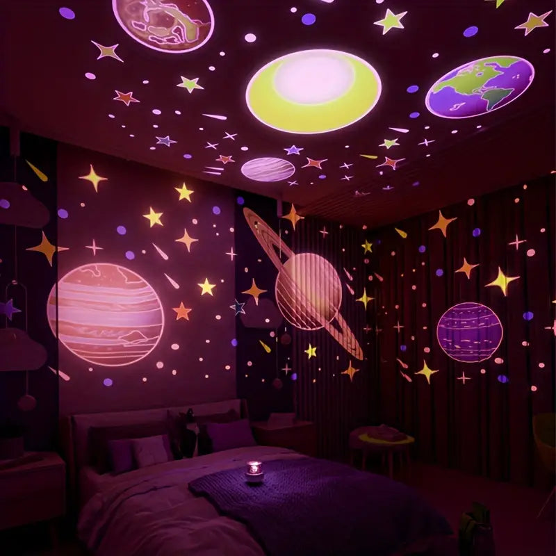 Star Projector - Enchanting Starry Sky & Relaxing Music