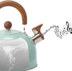 Adjustable Stainless Steel Kettle with Whistle - 2.5L/3L