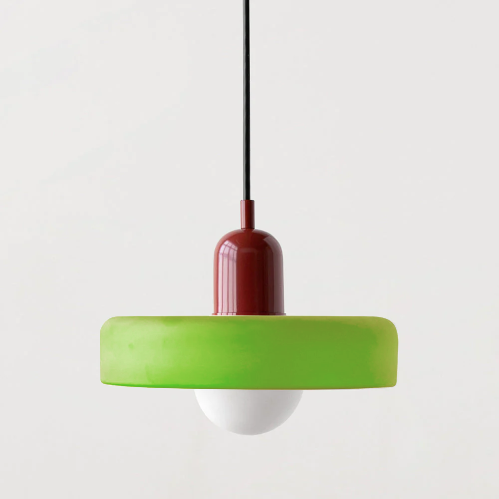Artistic Bauhaus Pendant Light – Warm Light Hanging Lamp