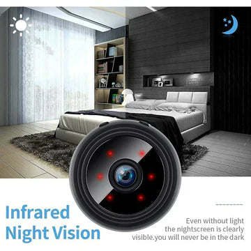 Mini Wireless Magnetic Camera with Audio and Live Video Streaming