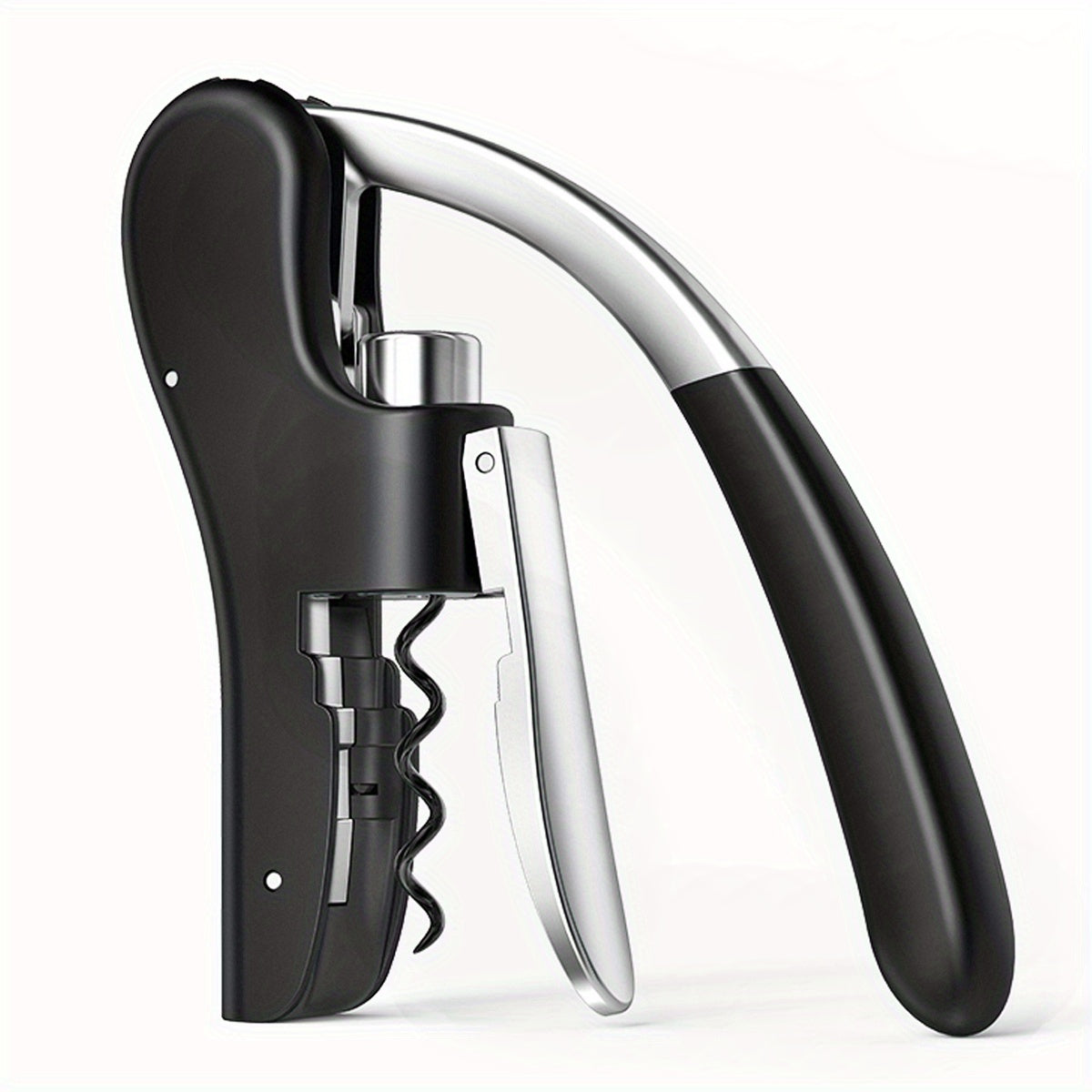 Ergonomic Corkscrew – Effortlessly and Safely Open Wine Bottles for Home and Hospitality Use