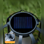 Solar Lantern with Authentic Flickering Flame Effect