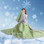 Lightweight and Breathable Reversible Summer Cooling Blanket