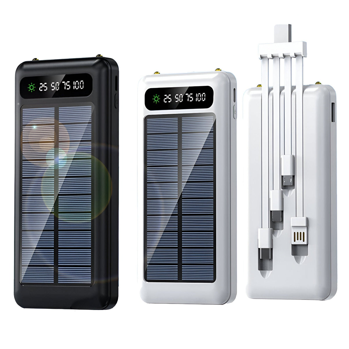 High-Capacity 20,000mAh Solar Power Bank – Quick Dual Charging