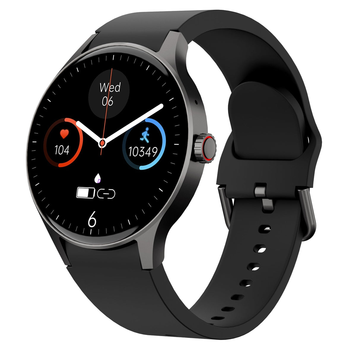Waterproof Smartwatch with Blood Sugar, Blood Pressure, Blood Oxygen, and Sleep Monitoring Features