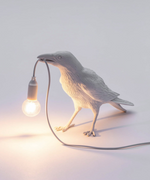 Unique Bird Design Table Lamp – Decorative Crow Light