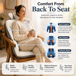 Ergonomic Coccyx Cushion for Comfortable, Pain-Free Sitting