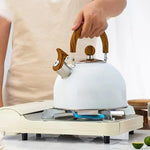 Adjustable Stainless Steel Kettle with Whistle - 2.5L/3L