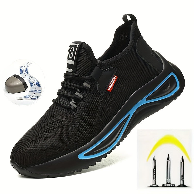 Men's Lightweight Breathable Safety Shoes with Steel Toe Protection