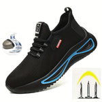 Men's Lightweight Breathable Safety Shoes with Steel Toe Protection