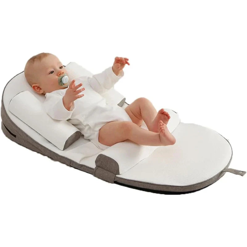 Newborn Bed Wedge Pillow for Side Sleeping – Anti-Roll Reflux Support