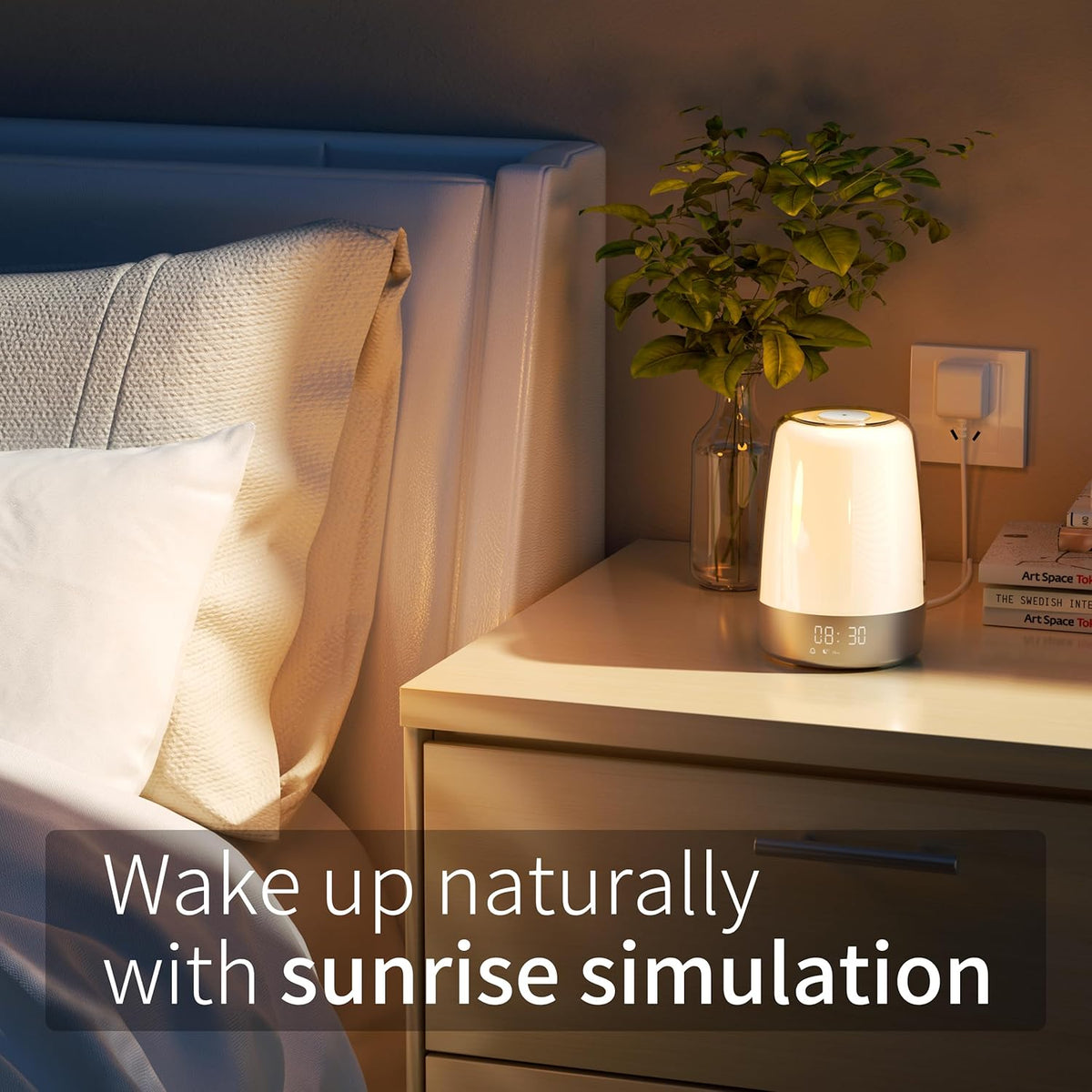 Sunrise & Sunset Wake-Up Light | USB-C Rechargeable