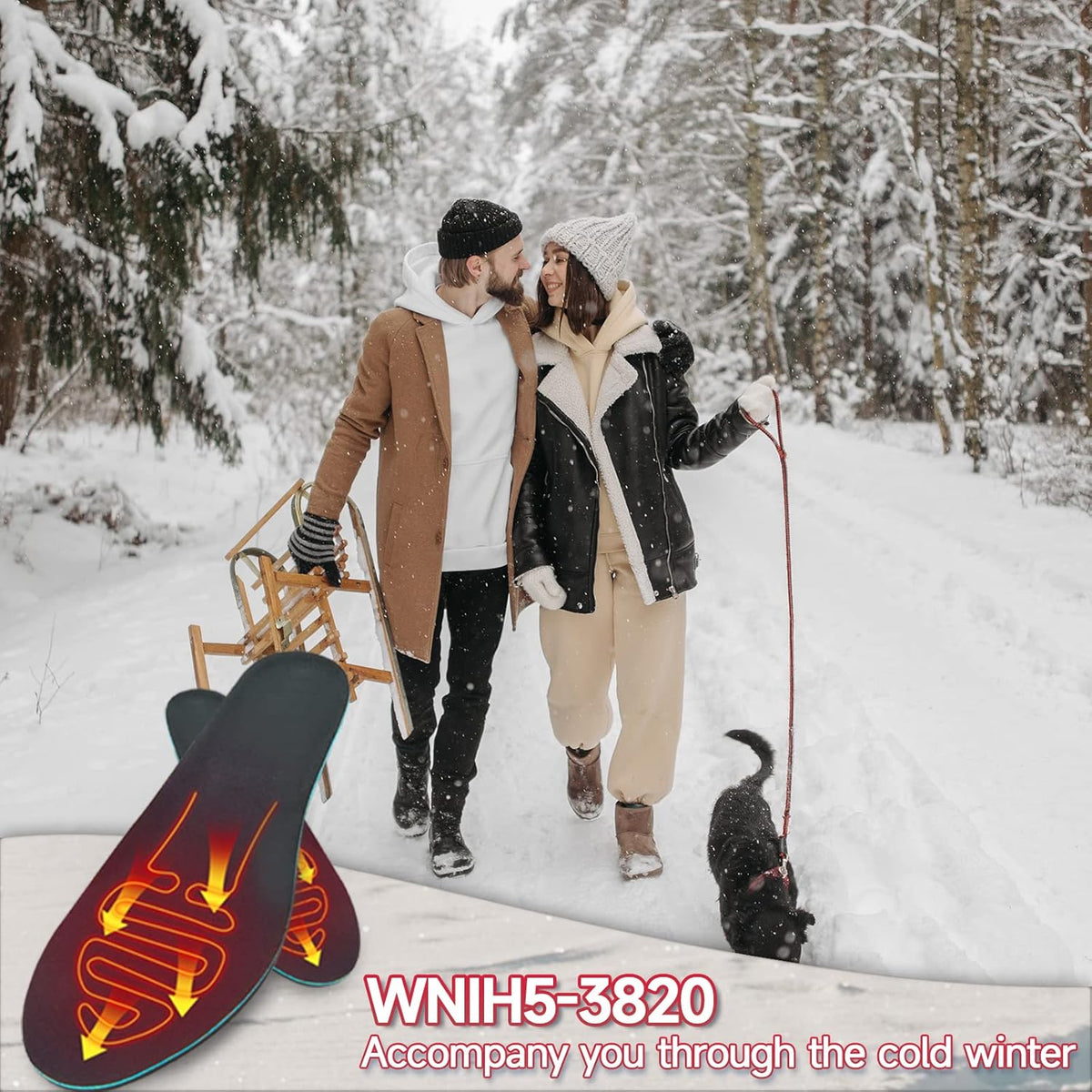 Rechargeable Wireless Heated Insoles