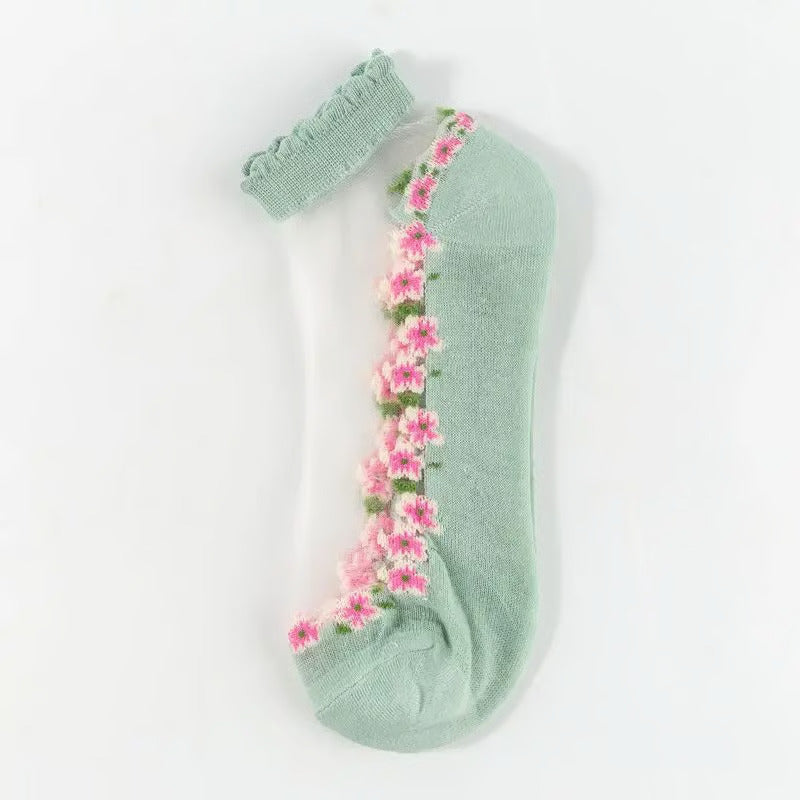 Elegant Lace Socks | Buy 5 Pairs, Get 5 Pairs FREE