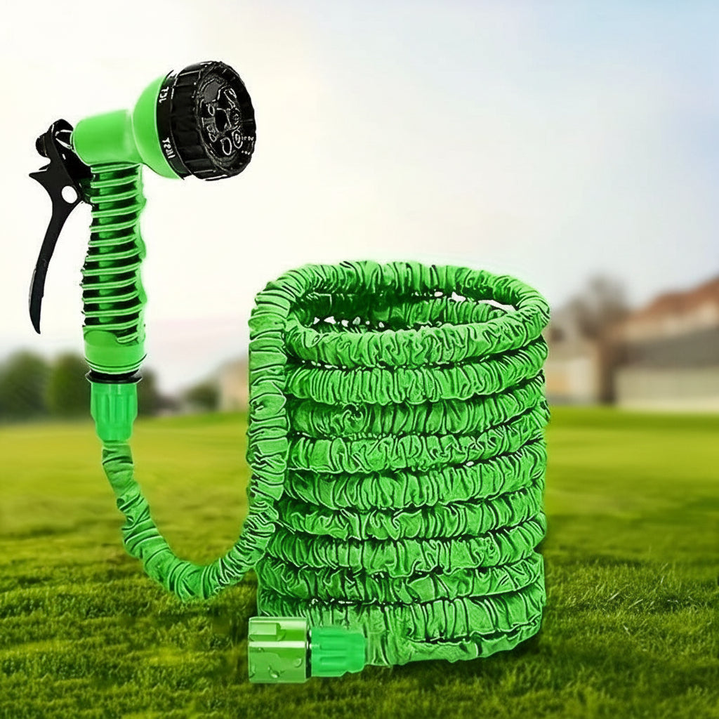 High-Pressure Garden Hose with Nozzle