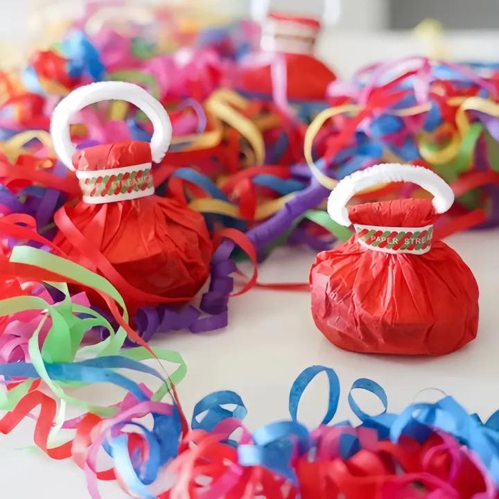 Biodegradable Paper Throw Streamers – Confetti-Free, Set of 10