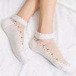 Elegant Lace Socks | Buy 5 Pairs, Get 5 Pairs FREE