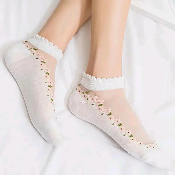 Elegant Lace Socks