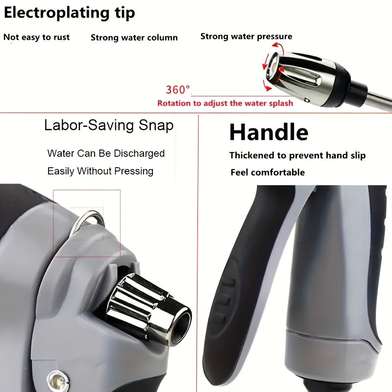 High-Pressure Garden and Car Wash Spray Gun