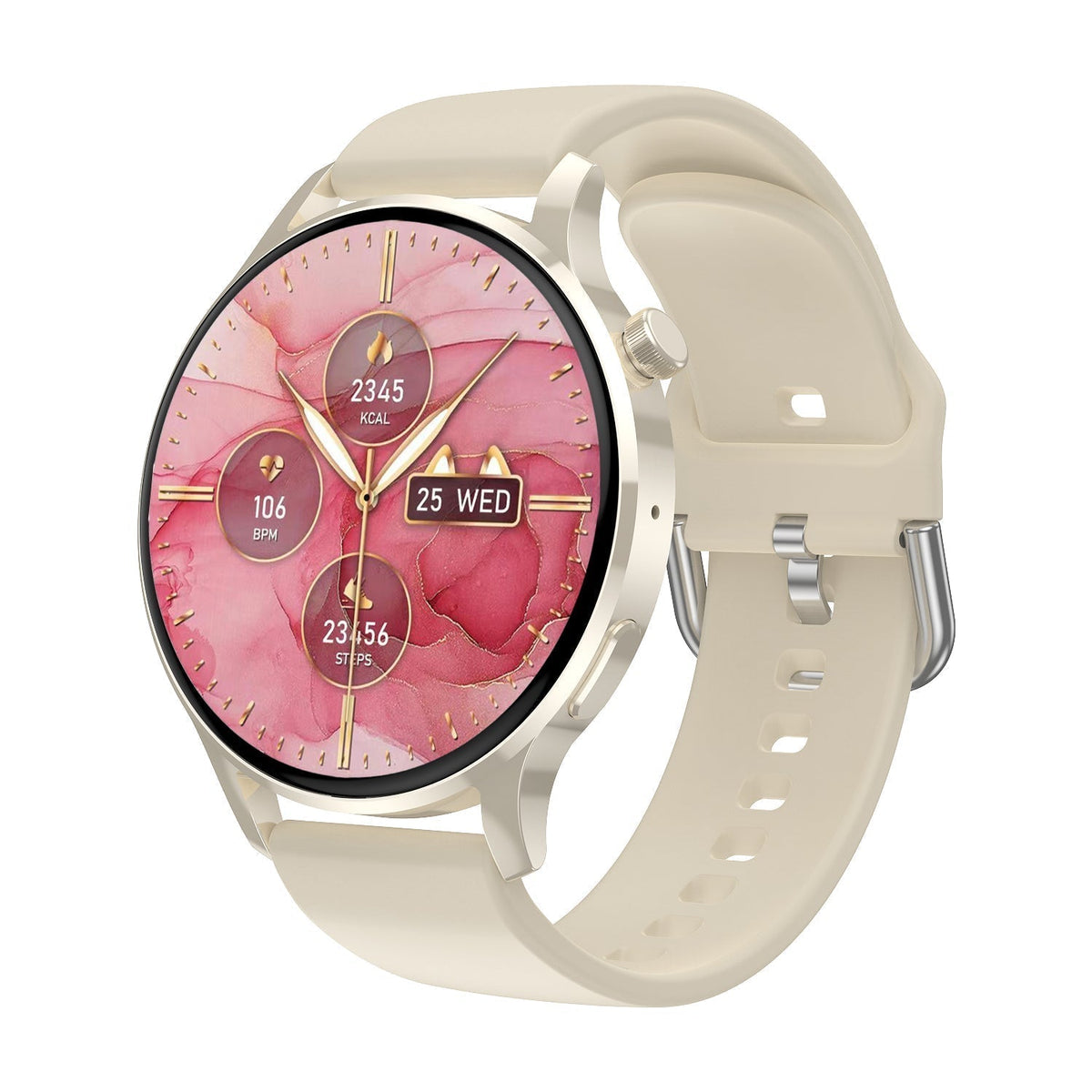 Waterproof Smartwatch with Blood Sugar, Blood Pressure, Blood Oxygen, and Sleep Monitoring Features