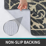 Low Profile Indoor Mat Entryway Rug Non-Slip - 1 Piece