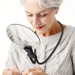 5X Magnifying Glass Pro – Hands-free Adjustable Neck Loupe for the Elderly and Visually Impaired – Ideal for Reading, Sewing, Crafting, and Inspection