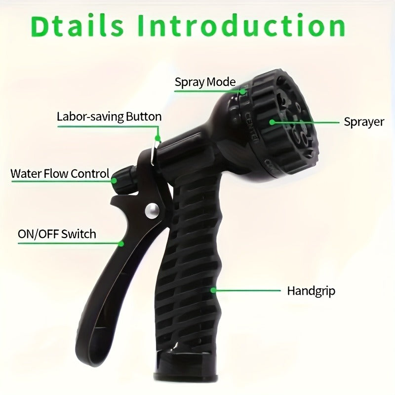 High-Pressure Garden Hose with Nozzle